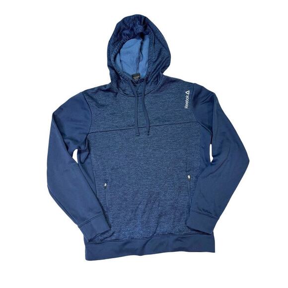 Reebok Other - Reebok Men's Small Performance Hoodie, Blue, Athletic Pullover Sweatshirt